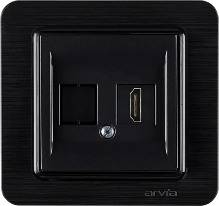 Розетка HDMI, Чорний LAVIN