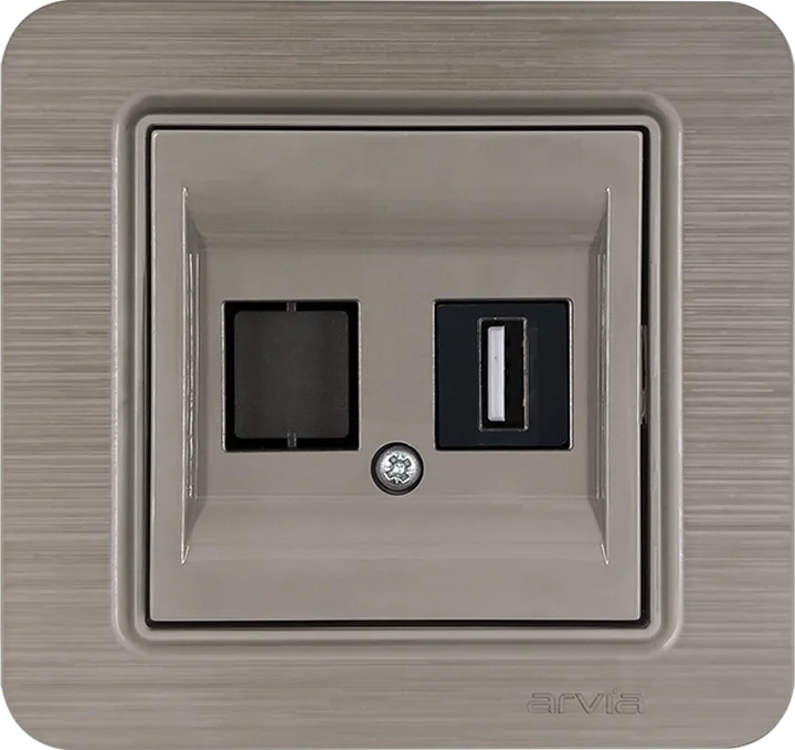 Розетка USB, Мідь LAVIN