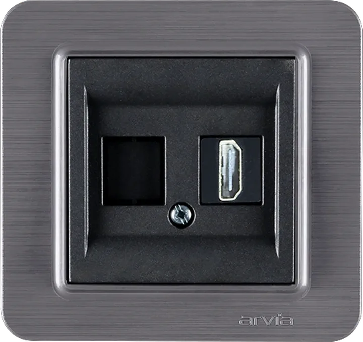 Розетка HDMI, Димчатий LAVIN